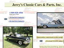 Tablet Screenshot of jerrysclassiccars.com